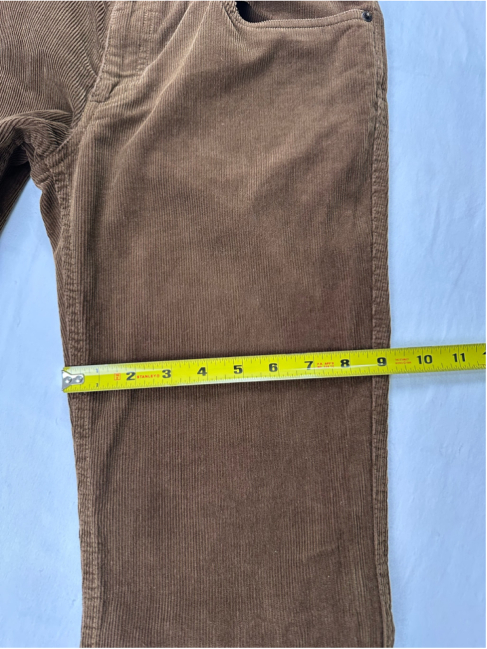 VTG Ralph Lauren Women’s Size 8 Chocolate Brown Corduroy Bootcut Pants Hong Kong - Picture 6 of 12